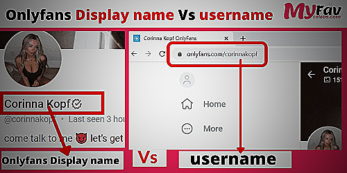 OnlyFans Profile - onlyfans username vs display name