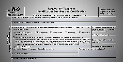 image of a tax form, representing taxes for OnlyFans income - only fans and taxes