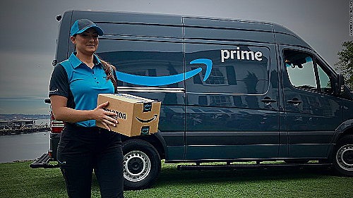 Amazon Delivery Fleet - amazon south windsor photos