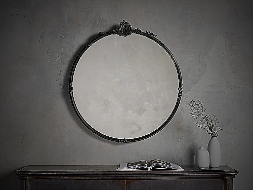 Round Boho Mirror - anthropologie mirror dupe amazon